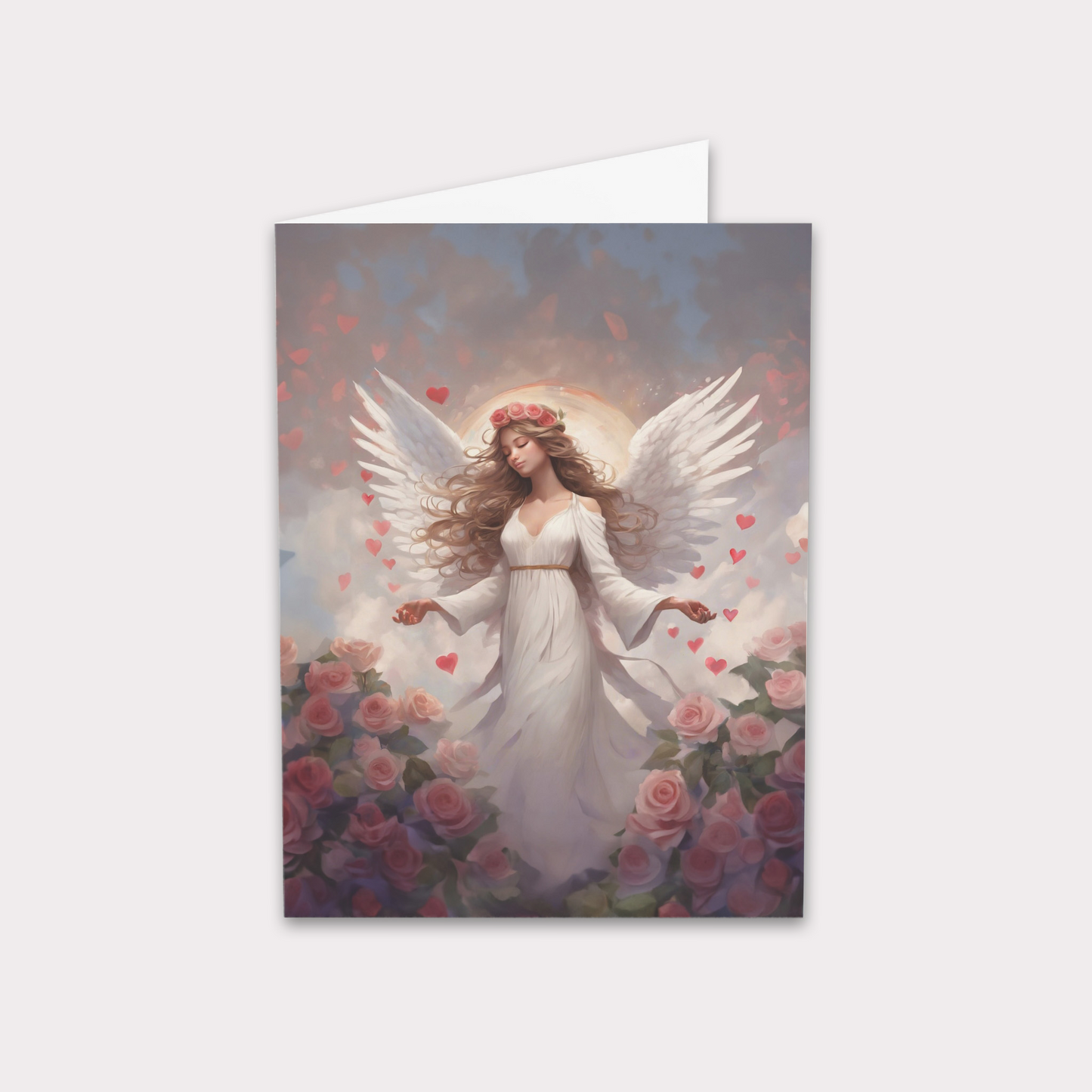 Valentine's Day Angel Greeting Cards (1, 10, 30, and 50pcs)