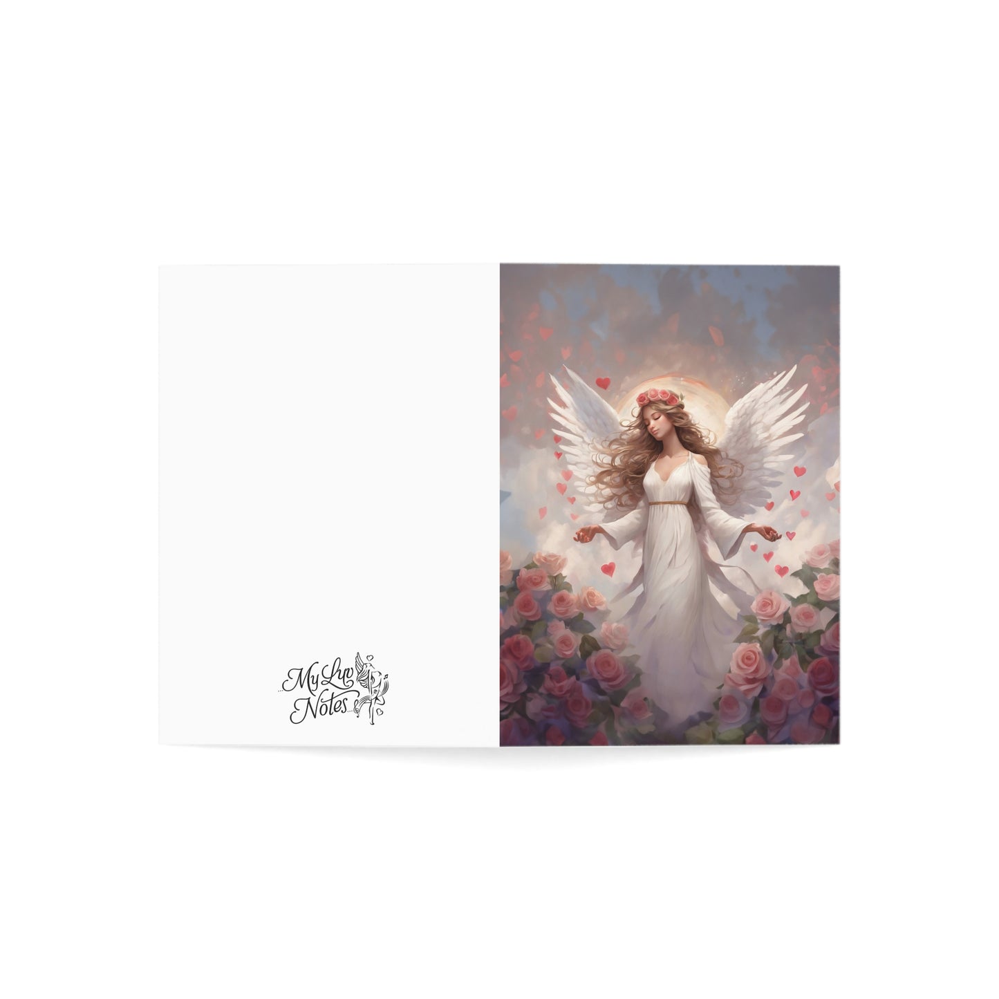 Valentine's Day Angel Greeting Cards (1, 10, 30, and 50pcs)